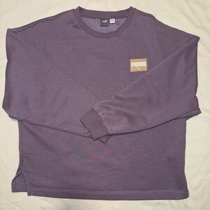 Puma Women’s Pastel Lavender Soft Girl Pullover Sweatshirt